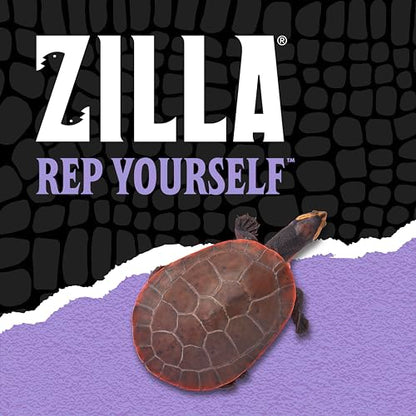 Zilla Pet Aquatic Turtle Sticks, Natural with Added Vitamins and Minerals, Nutrient-Rich Floating Food for Turtles, 4.5 oz