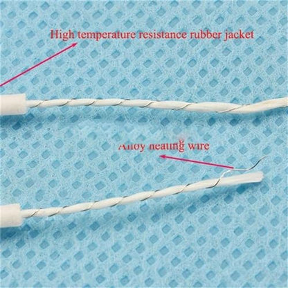 Electrical Wire Blanket Spiral Hotline, Silicone Rubber Waterproof, Aquaculture Hatchery Heater Wire, can Make Heating Pad Electric Heating Clothes (Size : 10 Meters, Color : 2 Ohm) - color: 2 Ohm, size: 10 meters