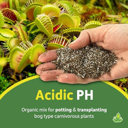 Josh's Frogs Sprig & Stone Carnivorous Plant Soil - Venus Fly Traps/Pitchers/Sundews (4 Quart) - size: 4 Quart