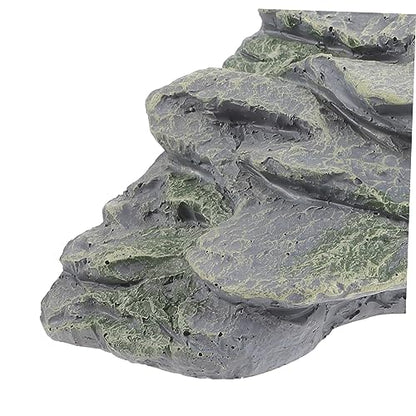 SUPVOX Turtle Basking Platform Suction Floating Island for Aquariums Hideout Playground for Turtles Lizards and Other Reptiles Multi Functional Tank Decor