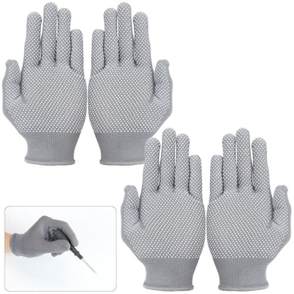 Anti-Bite Gloves, Pet Chewing Protective Handling Gloves for Bird & Parrot - color: Gray 2pair