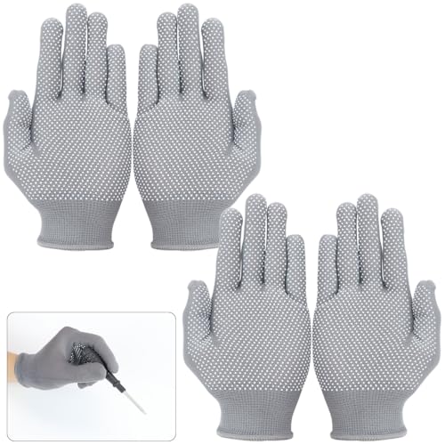 Anti-Bite Gloves, Pet Chewing Protective Handling Gloves for Bird & Parrot - color: Gray 2pair