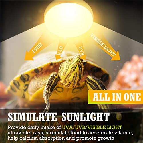 Tarpop 8 Pcs 100w Reptile Heat Lamp Bulb, Reptile Basking Heat Light Bulb Uva Daylight for Bearded Dragon, Amphibian, Turtle, Lizard, Chicken - style: 100w