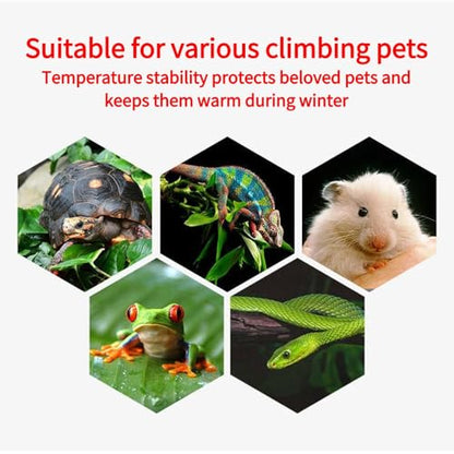 Reptile Heating lamp, pet Heating and Insulation Equipment, only Heats up and Does not emit Light, Suitable for Crawling Pets, Reptiles, Amphibians, Pets - size: A4