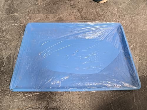 50-Pack Disposable Litter Trays Cage Liners with Stretched Edge, Fits 60 x 40 cm/23.6” x 15.7“ Cage Tray, Leak-Proof Odorless Plastic PE Bags for Bird, Guinea Pig, Bunny, Rabbit, Hamster, Hedgehog