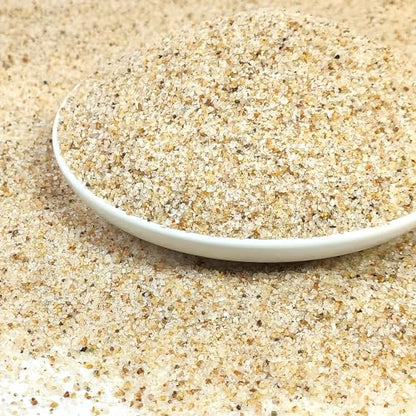 YISZM Aquarium Sand, 2lbs Beige Fish Tank Sand, Aquarium Gravel Substrate for Aquascaping, Vivariums, Terrariums, Plants and Crafts - color: Beige, size: 2 lbs