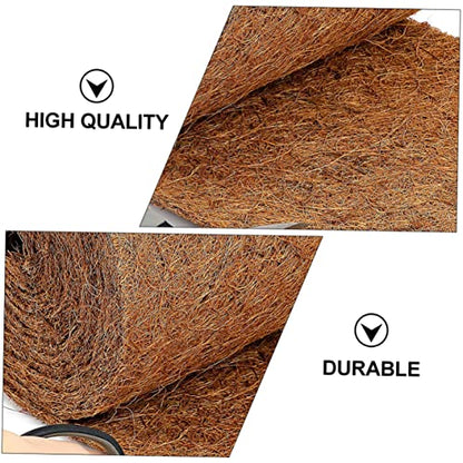 FRCOLOR Natural Reptile Carpet Mat Non-Slip Coconut Fiber Liner for Terrarium Reptile Climb Mat Durable Moisture Retaining Safe for Lizards Snakes and Turtles