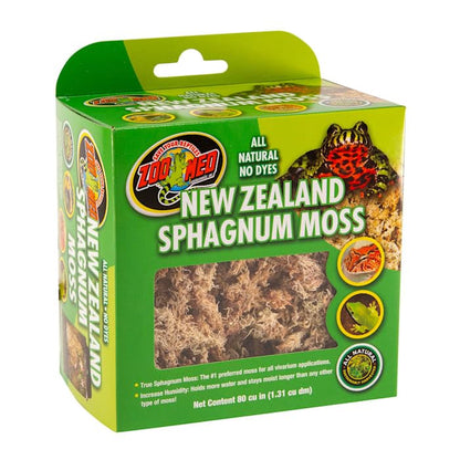 Zoo Med New Zealand Sphagnum Moss (Pack of 2) - size: Single Pack (Pack of 2)