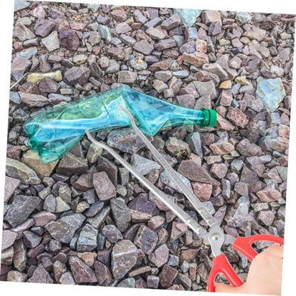 Toyvian Stainless Steel Reptile Feeding Tongs Extra Long Tweezers for Terrarium Multi-Use Snake Grabber Tool Non-Slip Grip for Safe PET Handling