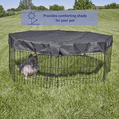 MidWest Homes for Pets Octagon Exercise Pen Fabric Mesh Top