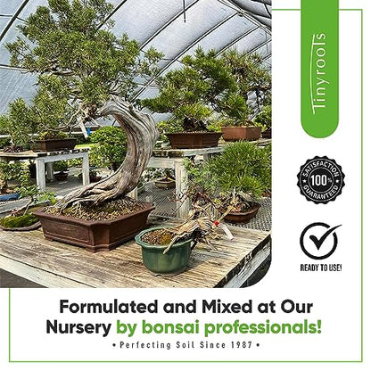 Bonsai Soil Mix by Tinyroots - All Purpose Bonsai Soil Mix Ready to Use Blend, Used for All Varieties of Bonsai Trees, 2.25 Quarts - size: 2.25 Quarts