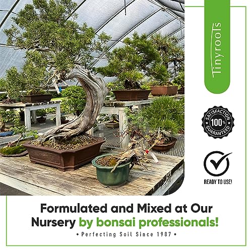 Tinyroots Bonsai Soil Mix - All Purpose Ready to Use Blend for All Varieties of Bonsai Trees, 4.5 Quarts - size: 4.5 Quarts
