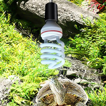 Reptile Basking Bulb Light Bulb,26W UVB Lamp, Daylight Fixture for Tortoise Snake Frog Gecko Hermit Crab Habitat Terrarium Aquarium