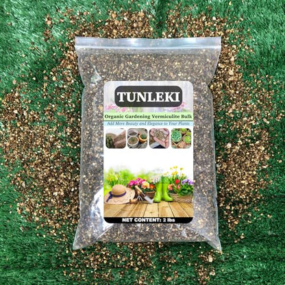 1lbs/2lbs Horticultural Vermiculite Bulk,Organic Vermiculite for Plants,Hydroponics, Terrariums, Orchids, Mushroom Or Reptile Habitats (2lb) - size: 2lb