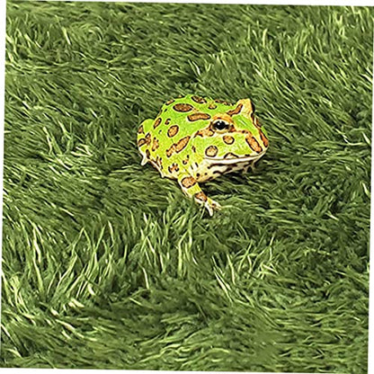 MERRYHAPY Decorative Artificial Lawn for Reptile Enclosure Snake Habitat Accessories Moss Terrarium Pad Lizard Tank Accessories Tortoise Habitat Double-Sided Absorbent Mat