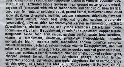 Hari Tropimix Bird Food for Cockatiels and Lovebirds, Hagen Parrot Food with Seeds, Fruit, Vegetables, Vitamins & Amino Acids, 8 Pound (Pack of 1) - size: 8 Pound (Pack of 1)