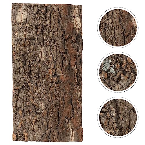 Ipetboom Reptile Cork Bark Background Natural Terrarium Decor for Reptile Habitat Safe Cork Bark Backdrop for Gecko Lizard Fish Tank Create Lifelike Environment