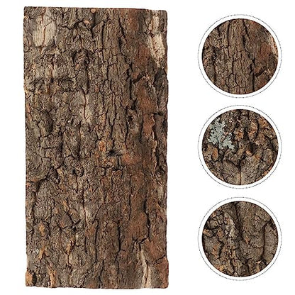 Ipetboom Reptile Cork Bark Background Natural Terrarium Decor for Reptile Habitat Safe Cork Bark Backdrop for Gecko Lizard Fish Tank Create Lifelike Environment