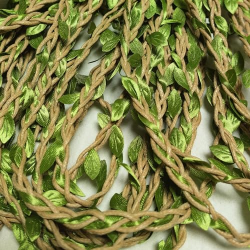 Chenkou Craft 10M Artificial Vine Fake Foliage Leaf Plant Garland Rustic Wedding Home Decor