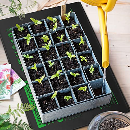 MARS HYDRO 10''x 20.75'' Seedling Heat Mat with Thermostat Heating Pad IP67 Waterproof, Easy to Clean, for Seedling, Germination, Clone, Reptile - size: 10'' x 20.75''with Built-in Thermostat