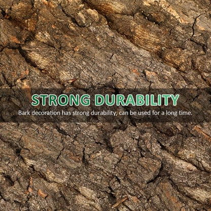 DOITOOL Natural Cork Bark Reptile Platforms for Terrarium Decor 11.81X7.87X1.57In Climbing and Resting Accessories for Lizards Turtles Spiders and Small Pets