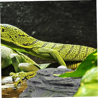 SUPVOX Turtle Basking Platform Suction Floating Island for Aquariums Hideout Playground for Turtles Lizards and Other Reptiles Multi Functional Tank Decor