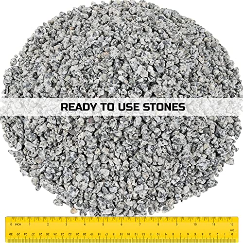 2LBS Horticultural Succulent Rocks Bonsai Mix Succulent Potting Mix Lava Rocks Cactus Soil Potting Mix Amendment - color: Marble Maifanitum