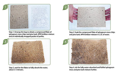 2 Quart Monstera Soil, Well-Draining, Moisture-Retentive and Slightly Acidic Potting Soil Mix for Growing and Repotting Monstera Deliciosa/Swiss Cheese Plant
