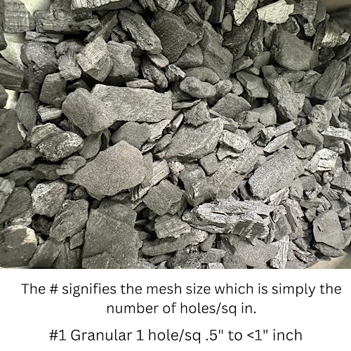 Horticultural Charcoal Medium Graded Charcoal 1 Cubic Foot Box