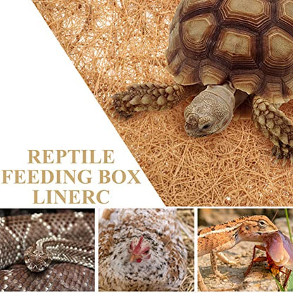 POPETPOP 6pcs Natural Coconut Fiber Pads for Chickens Reptiles Multi-use Breeding Mat for Pet Eggs Easy to Chicken Nesting Pads Lightweight
