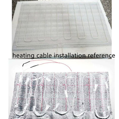 12V Pre-Assembled Silicon Rubber Heating Wire for DIY Steering Wheel Heating, Self Made Warmer Incubator, Seat Heater (32.8ft) - size: 32.8ft