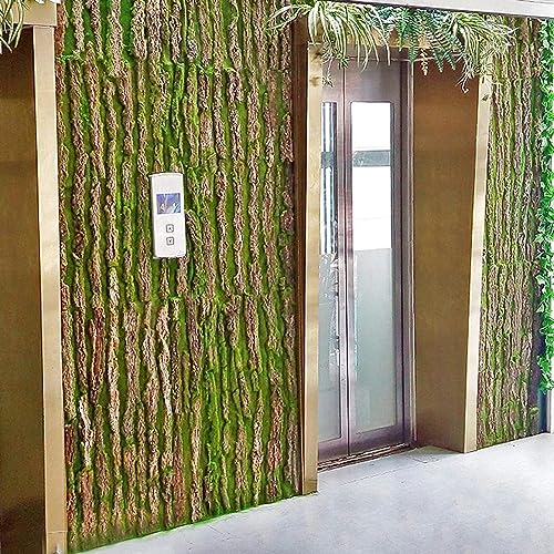 Artificial Moss Bark, Fake Moss Wall | Reptile Terrarium Background, Simulation Fake Moss Sheet for Crafts, Home Decoration Cork Moss Mat (Size : 40x100cm(15 3/4 x 39 3/8in)) - size: 40x100cm(15 3/4 x 39 3/8in)