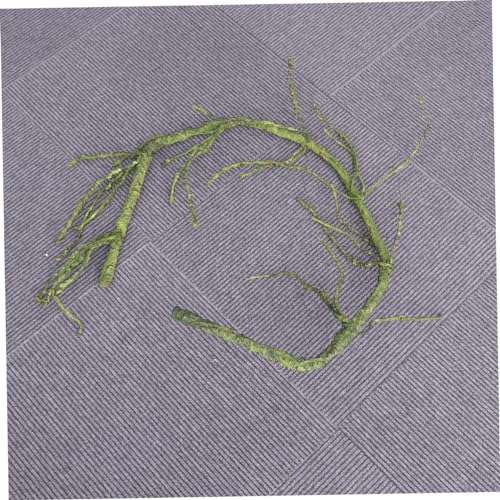 FOMIYES 3pc Bendable Jungle Vines for Reptiles Artificial Leaf Habitat Decor Suction Cups for Lizards Frogs Snakes More Flexible Rattan Strip Design for Custom Aquarium Setup