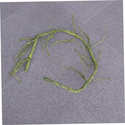 FOMIYES 3pc Bendable Jungle Vines for Reptiles Artificial Leaf Habitat Decor Suction Cups for Lizards Frogs Snakes More Flexible Rattan Strip Design for Custom Aquarium Setup