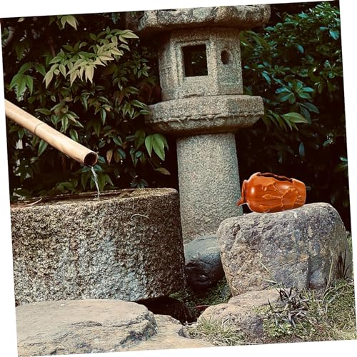 ORFOFE Ceramic Waterfall Fountain Jar for Garden Decor Hydroponic Planter Water Circulation for Bedroom Courtyard and Outdoor Spaces