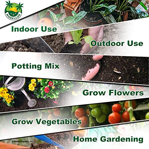 MODELLOR (10 lb) Premium Super Washed Coco Coir Brick, High Yield 18 to 20 gallons [72 to 80 quarts], Seed Starter, Organic, pH Balanced, Gardening, Indoor, Outdoor use