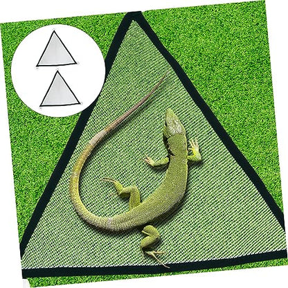 POPETPOP 2pcs Reptile Bearded Dragon Bed Hammocks Mesh Pet Lounger Basking Platform for Lizards Geckos Iguanas