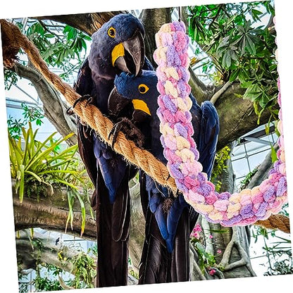 BESPORTBLE Snake Habitat Climbing Rope Parrot Swing Toy and Reptile Decor Accessory for Terrarium and Cage Climbing Vine for Birds and Reptiles