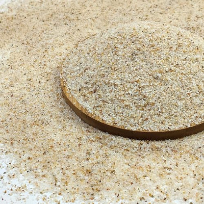 FANTIAN 20 lbs Aquarium Silica Sand. 0.4-0.8 mm Mini Gravel Substrate for Fish Tank, Plants Potted, Fire Pits, Candle, Vase Filler and Crafts - color: Beige, size: 20 LB