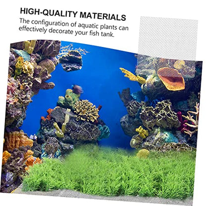 Homoyoyo 10pcs Aquarium Grass Fixed Net Stainless Steel Mesh Pad Water Grass Plant Decorations