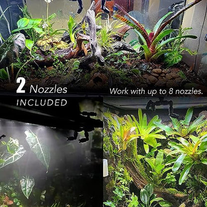 MrReptile Reptile Mister, Automatic Mister for Reptiles Terrarium Tank, Reptile Misting System for Chameleon Frog Turtle Vivarium Paludarium