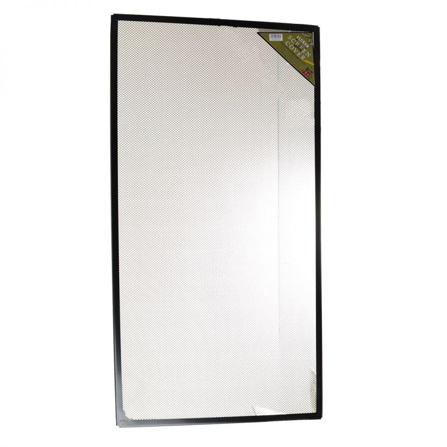 Fluker Labs SFK38008 Metal Screen Cover for Pet Habitat, 18 by 36-Inch, Black