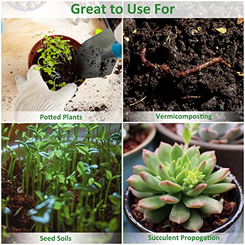 Riare 6pcs Organic Coco Coir Bricks Soil Blocks- 100% Natural Compressed Coco Peat Brick Coconut Fiber Substrate with Low EC& pH Balance, High Expansion Coco Coir Pith Coconut Husk for Garden - color: Pack of 6