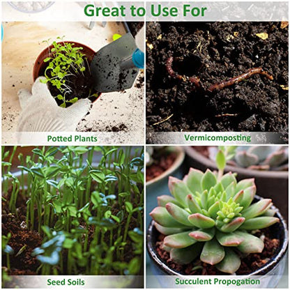 Riare 6pcs Organic Coco Coir Bricks Soil Blocks- 100% Natural Compressed Coco Peat Brick Coconut Fiber Substrate with Low EC& pH Balance, High Expansion Coco Coir Pith Coconut Husk for Garden - color: Pack of 6