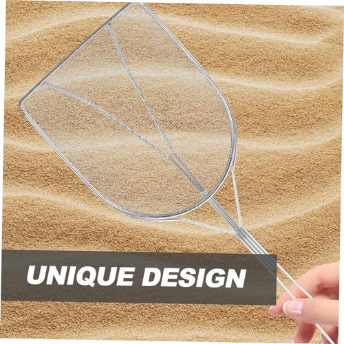 VICASKY Stainless Steel Reptile Sand Shovel Fine Mesh Filtering Scoop for Turtles Lizards Snakes and Geckos for Cleaning Substrate and Waste in Terrariums