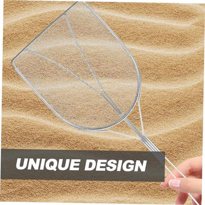 VICASKY Stainless Steel Reptile Sand Shovel Fine Mesh Filtering Scoop for Turtles Lizards Snakes and Geckos for Cleaning Substrate and Waste in Terrariums