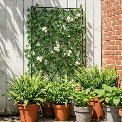 CEWOR Fake Ivy Vines for Room Decor 12pcs Fake Ivy Greenery Garland Wall Decor (Pothos)