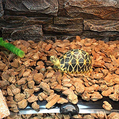 Reptile Heating Pad with Temperature Adjustment, 110V Non-Adhesive Heat Mat for Reptiles Tortoise Snakes Lizard Gecko Hermit Crab Turtle Amphibians - 7W Terrarium Heat Pad - size: 11 x 6 IN