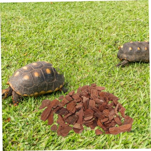 Totority 1bag Terrarium Bark Chips Bedding for Reptiles Natural Decorative Substrate for Tank and Aquarium Safe Rustic and Easy to Arrange for Snakes Lizards and Turtles Lb