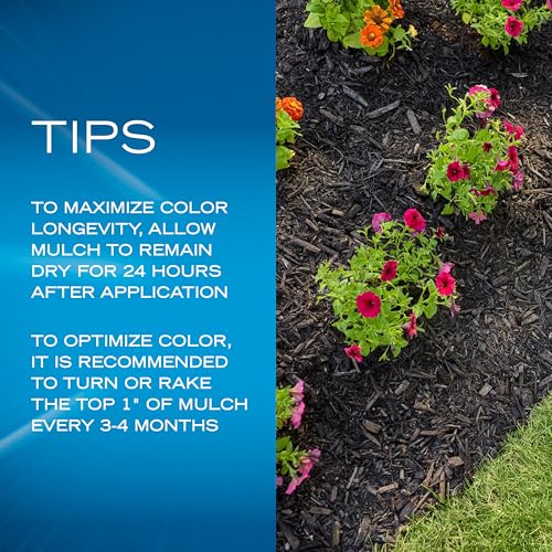 Scotts Nature Scapes Color Enhanced Mulch Deep Forest Brown, Bulk Pallet | Wood Shredded and Bagged, Brown Mulch for Landscaping, 1.5 cu. ft., 80-Bag Pallet